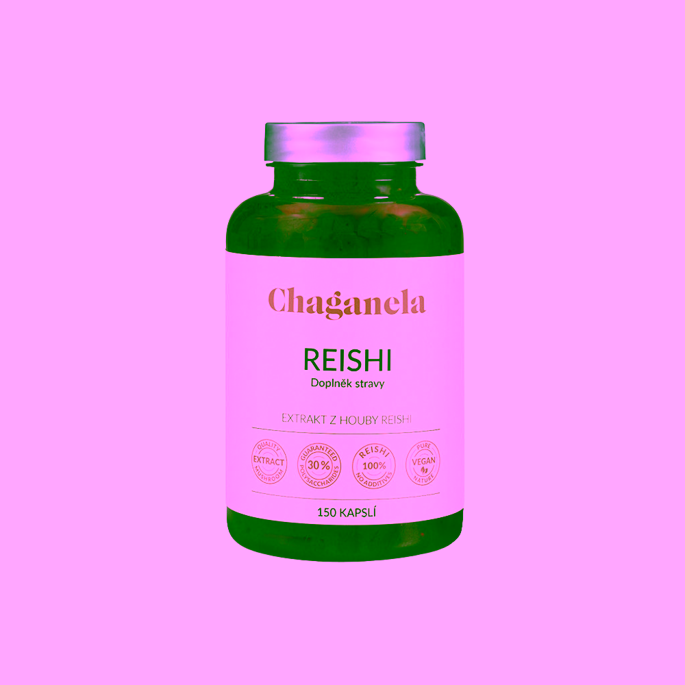 Chaganela extrakt z houby Reishi v kapslích