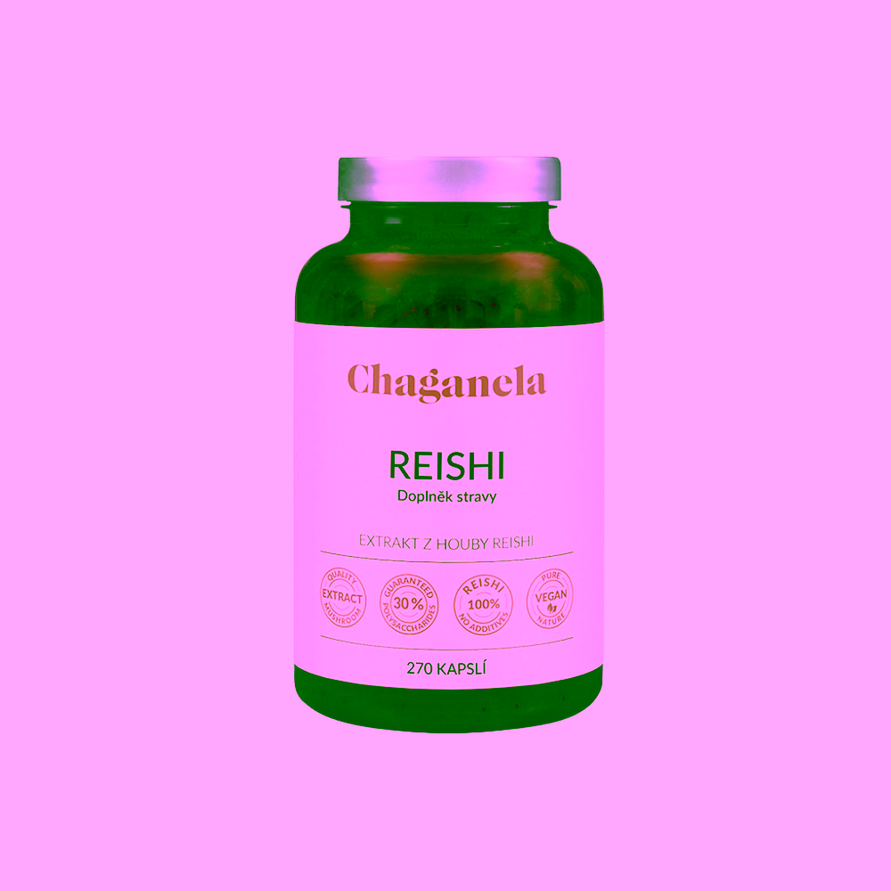 Chaganela extrakt z houby Reishi v kapslích