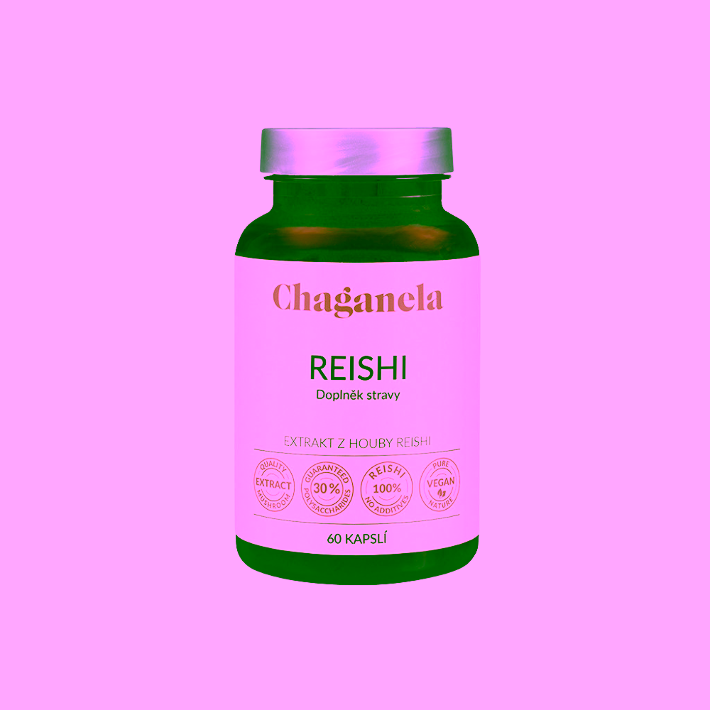 Chaganela extrakt z houby Reishi v kapslích