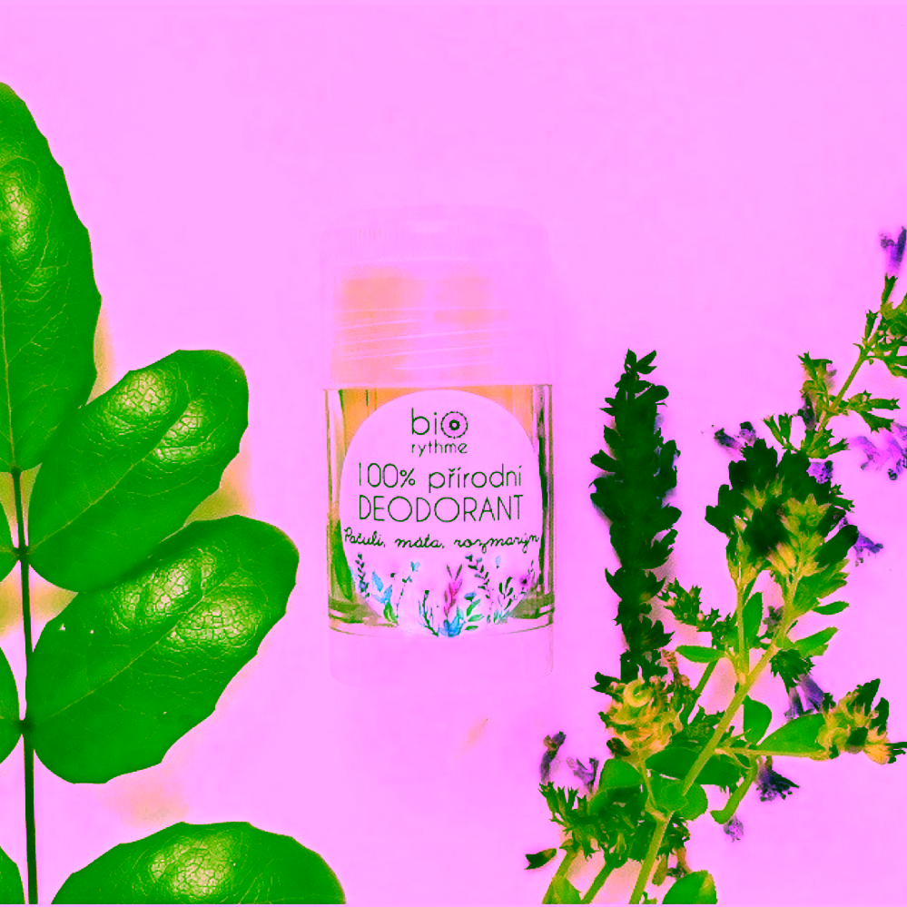 Biorythme přírodní deodorant Pačuli máta rozmarýn