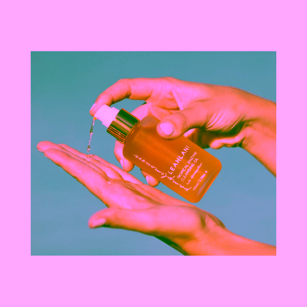 Leahlani Pamplemousse čistící olej s tropickými enzymy