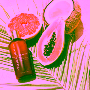 Leahlani Třpytící Mahana Kula Coco Infusion tropický hedvábný olej shimmer