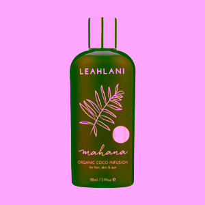 Leahlani Třpytící Mahana Kula Coco Infusion tropický hedvábný olej shimmer