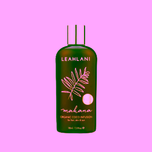 Leahlani Třpytící Mahana Kula Coco Infusion tropický hedvábný olej shimmer