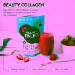 Planet Paleo Beauty Collagen Mořský kolagen jahoda
