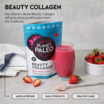 Planet Paleo Beauty Collagen Mořský kolagen jahoda