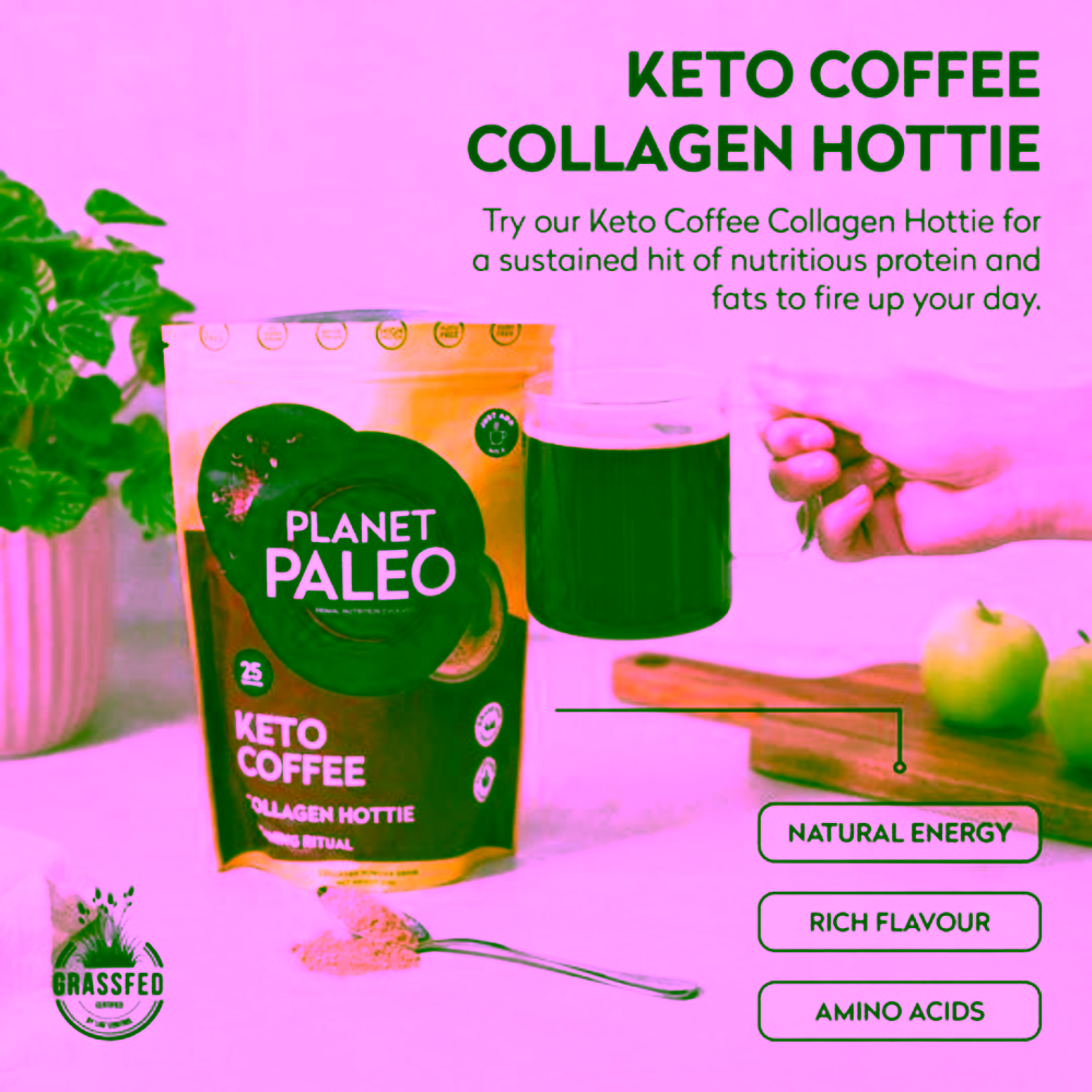 Planet Paleo Keto Coffee Kolagenová keto káva
