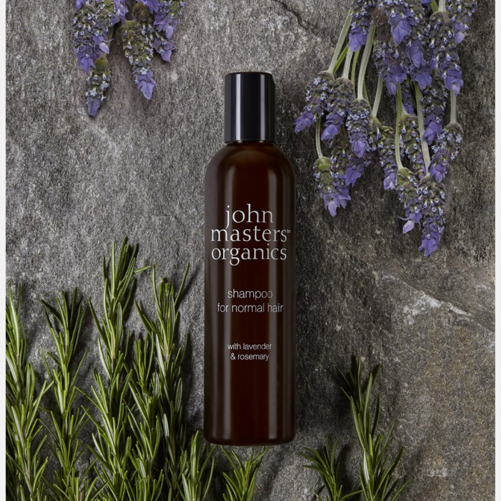 John Masters Organics šampon pro normální vlasy s levandulí a rozmarýnem Daily Nourishing Shampoo with Lavender & Rosemary