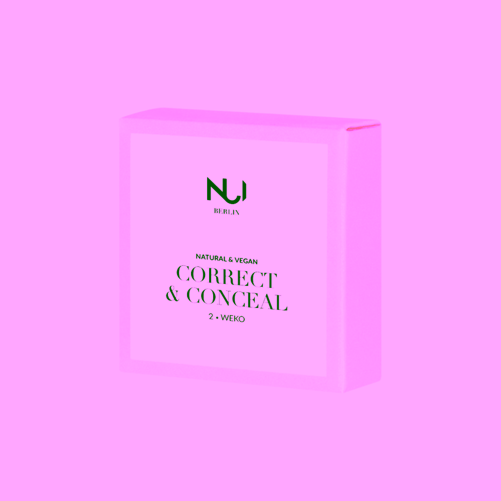 Nui Cosmetics Přírodní rozjasňující krémový kompaktní korektor