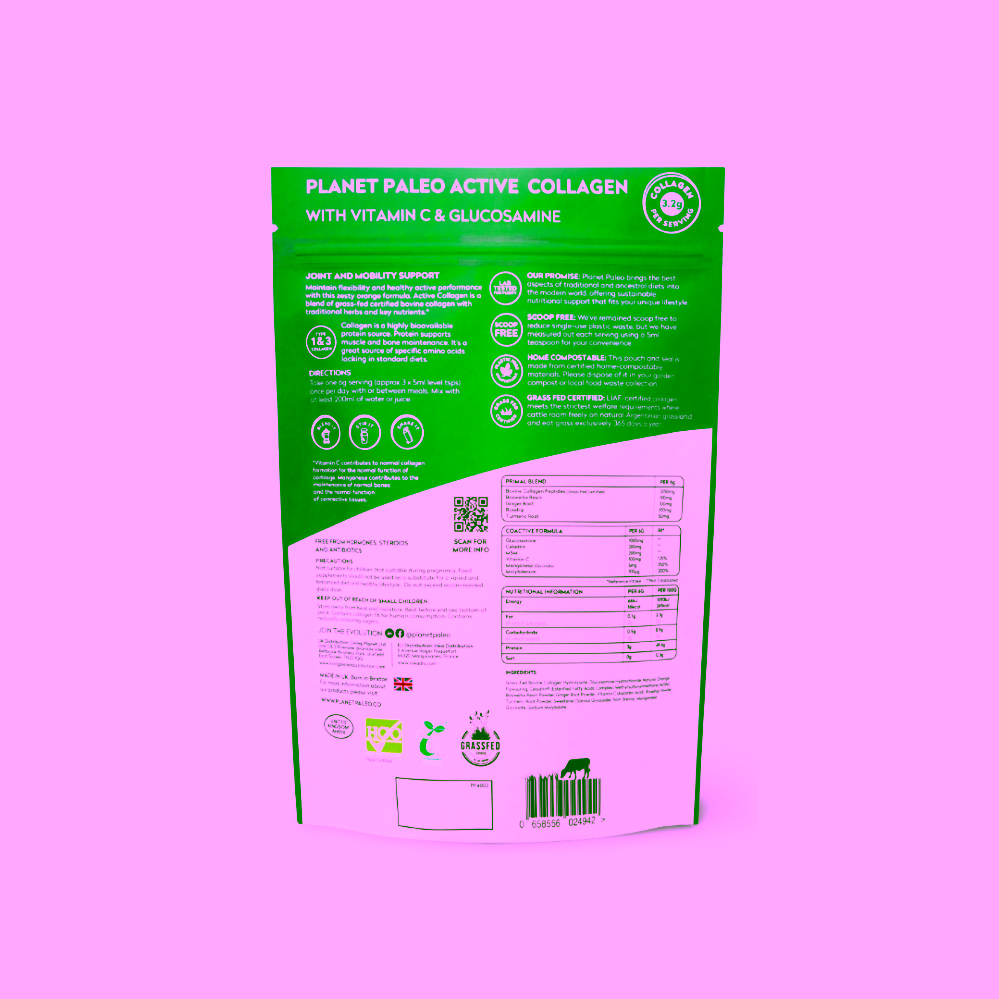 Planet Paleo Active Collagen Hovězí kolagen pro sportovce