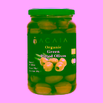 Acaia Bio prémiové zelené olivy Halkidiki