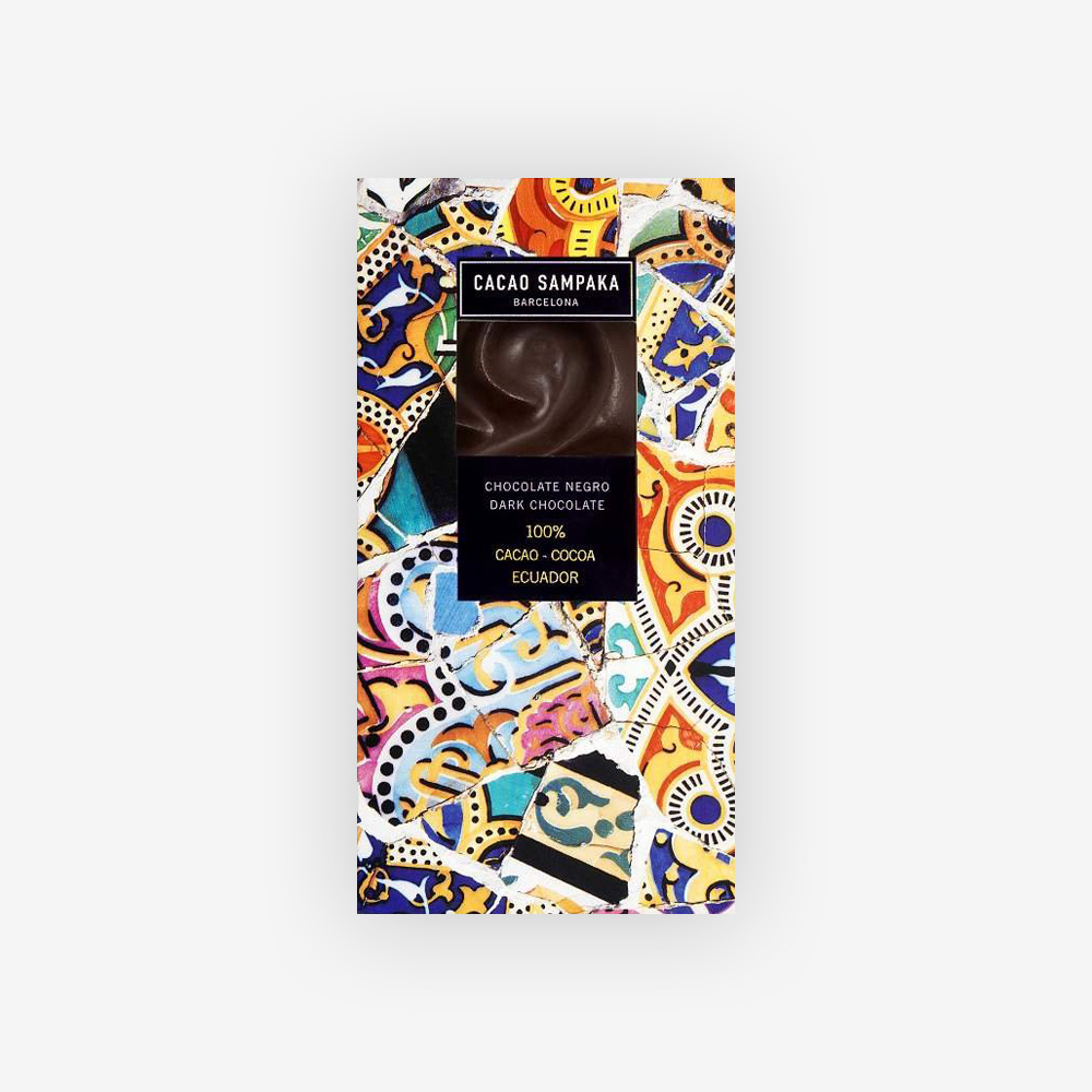 Cacao Sampaka 100% čokoládová tabulka 75 g