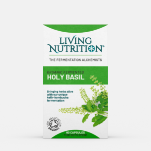 Living Nutrition fermentovaná bio bazalka posvátná