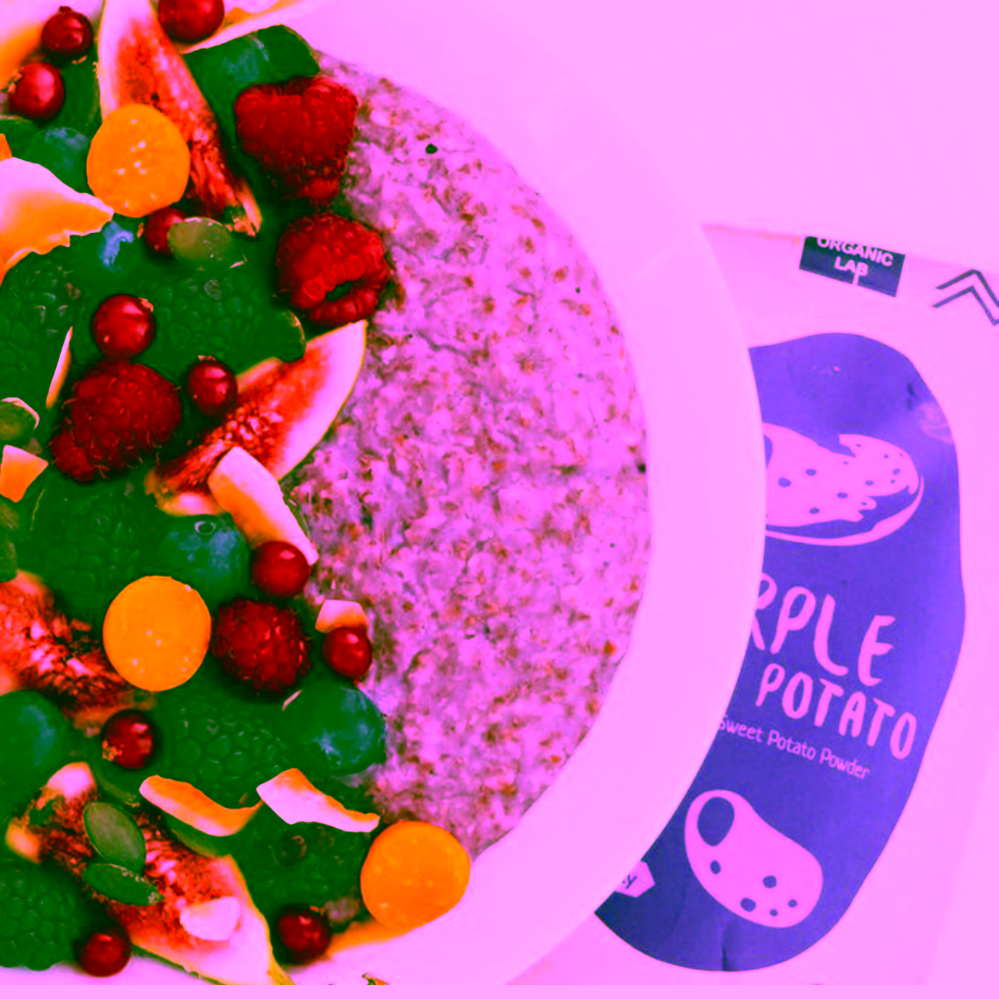 Organic Labs Purple Sweet Potato Powder - prášek z fialové sladké brambory 70 g