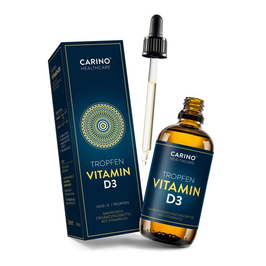 Carino Healthcare Vitamin  D3 1000 UI kapky  v MTC oleji 