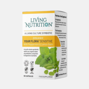 Living Nutrition Your Flora Sensitive fermentovaná symbiotika s mátou a meduňkou