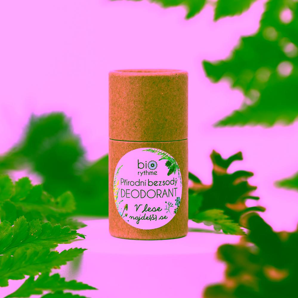 Biorythme přírodní bezsodý deodorant V lese v papírovém obalu