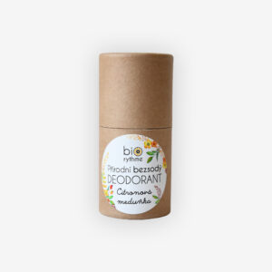Biorythme přírodní bezsodý deodorant Citronová meduňka v papírovém obalu