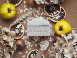 almarasoap přírodní mýdlo ovesný koláč pro suchou pleť