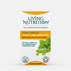 Living Nutrition Your Flora Sensitive Bio fermentovaná symbiotika s mátou a meduňkou