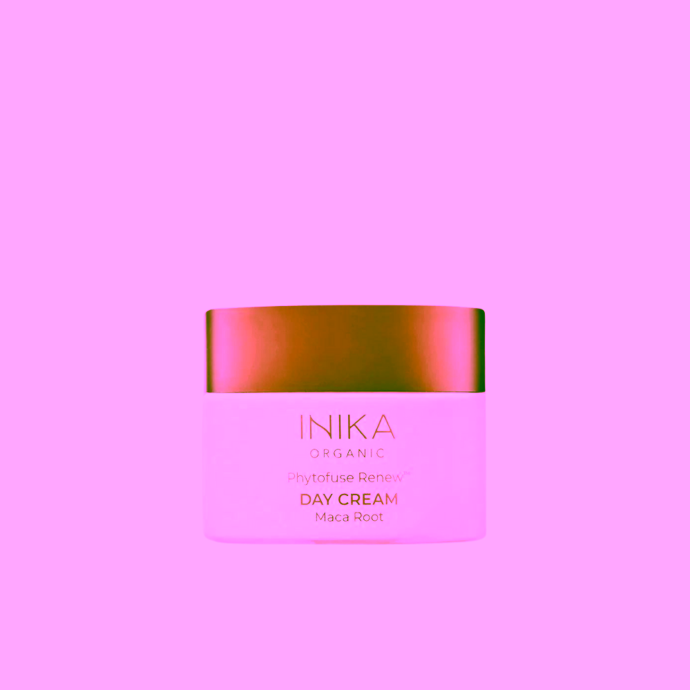 Inika Organic Phytofuse Renew Denní krém s výtažkem z kořene maca a probiotiky 50 ml