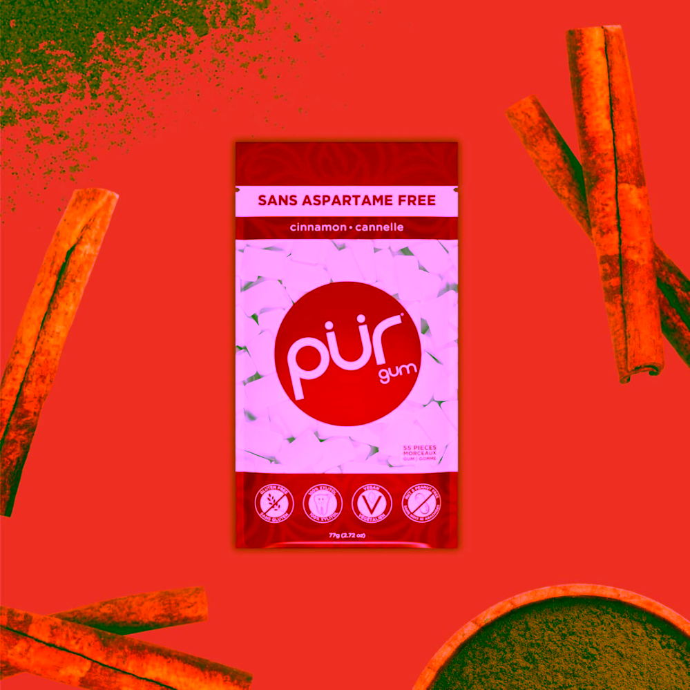 Pür žvýkačky s xylitolem Cinnamon