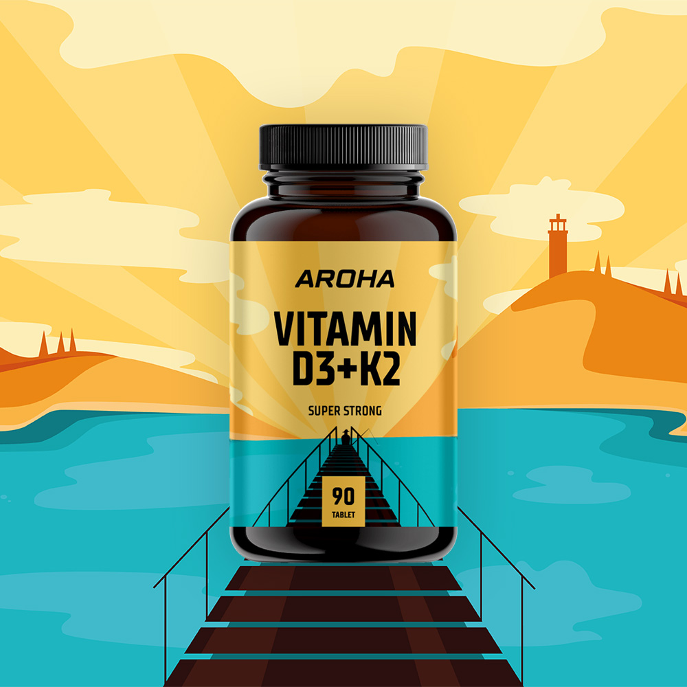 Aroha Vitamin D3+K2
