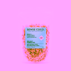 Sense Coco Bio kokosové chipsy s mořskou solí 250 g