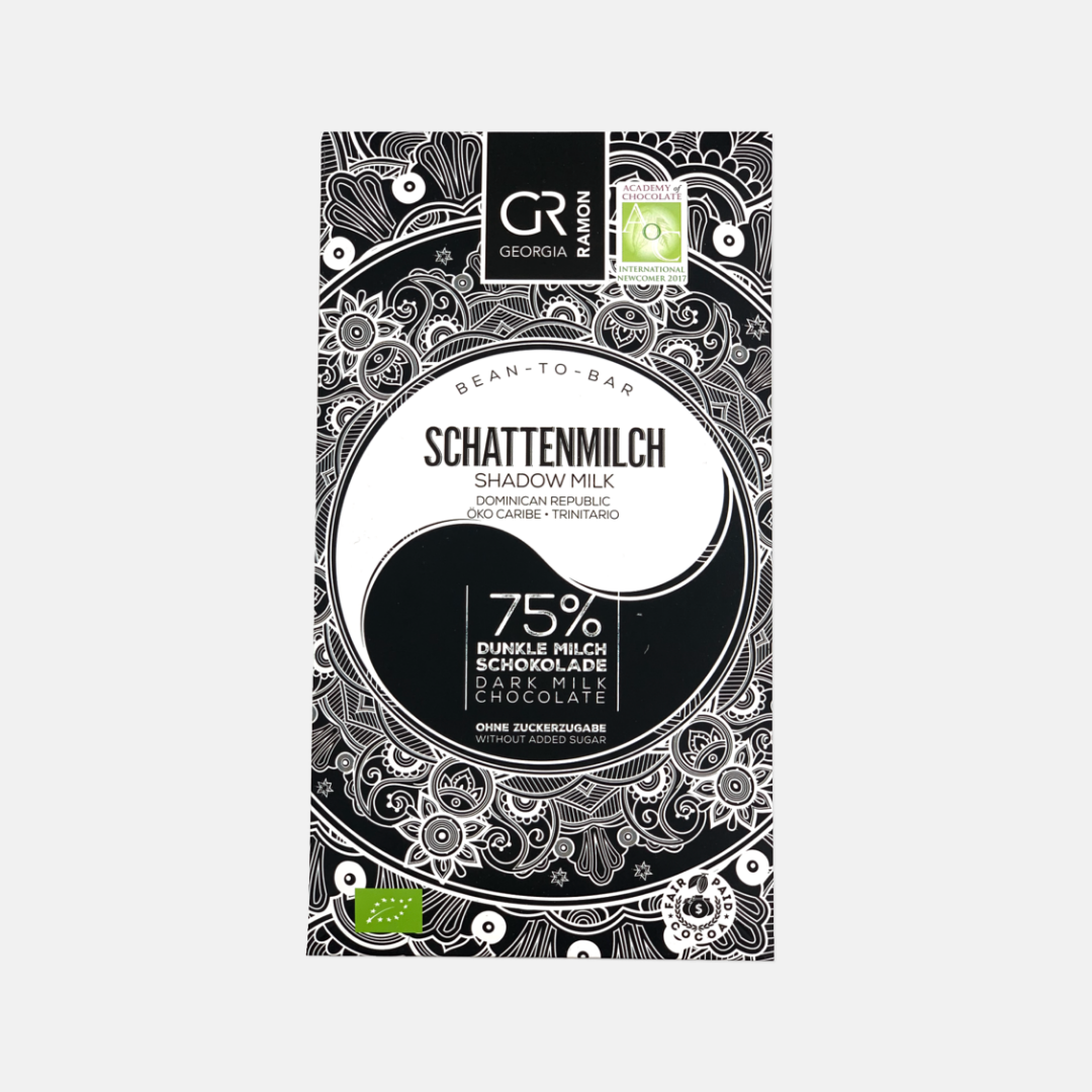 Georgia Ramon Shadow Milk 75% bio mléčná čokoláda 50 g