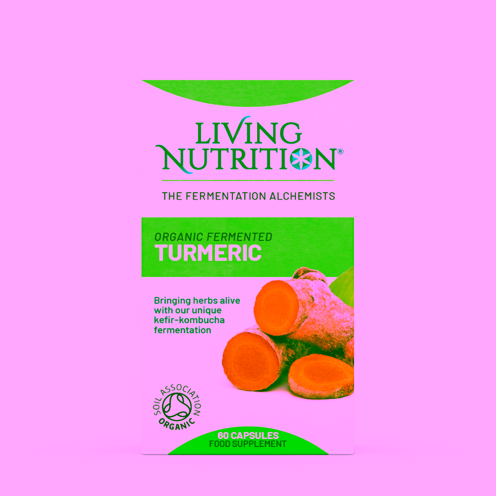 Living Nutrition Bio fermentovaná cejlonská kurkuma