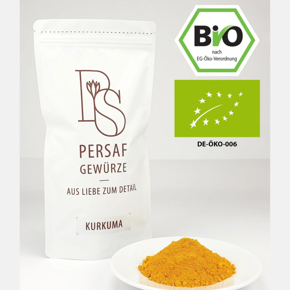 PerSaf Bio kurkuma prášek 250 g