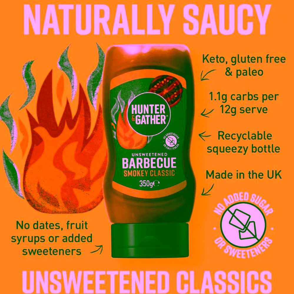 Hunter & Gather BBQ bez cukru a sladidel Smokey Classic