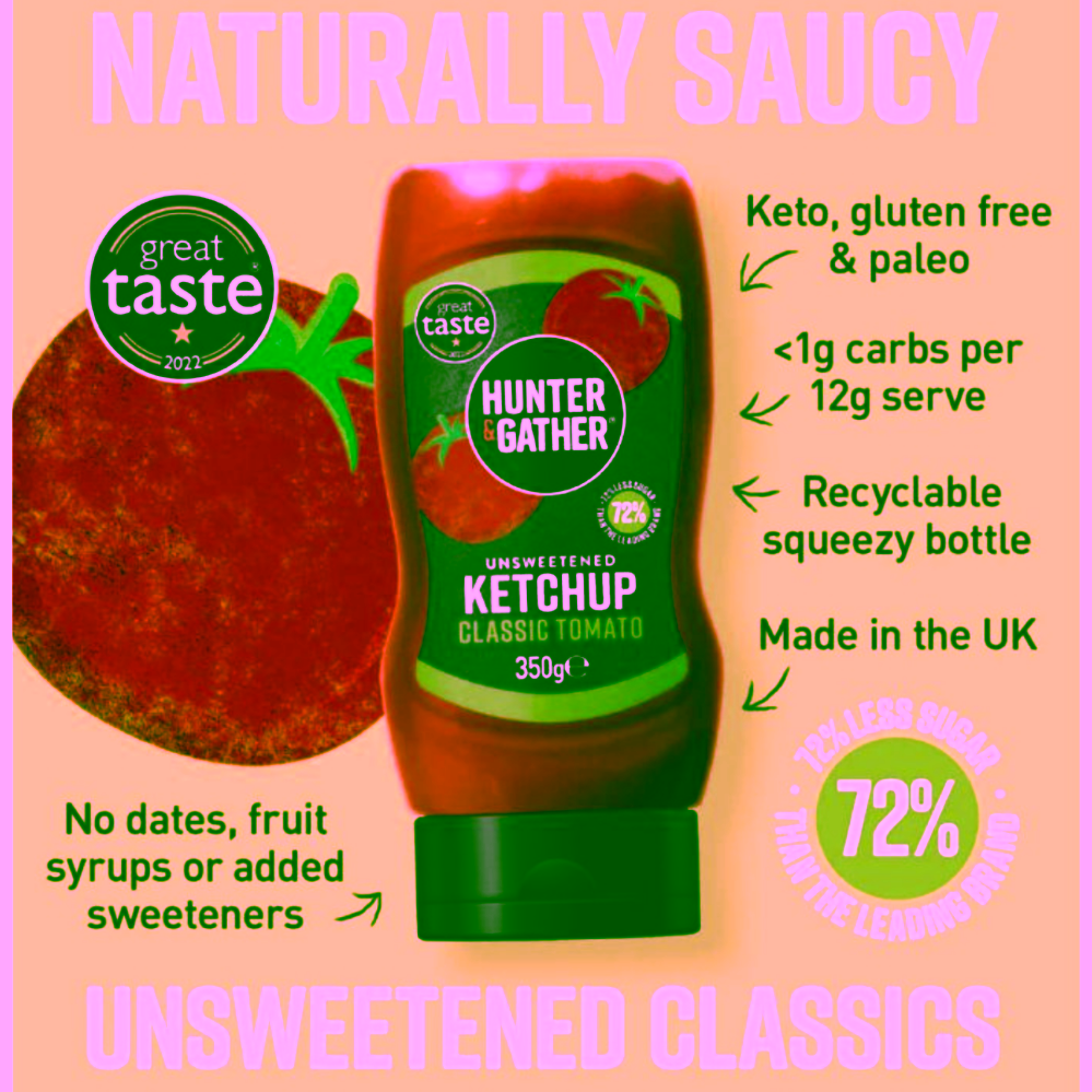 Hunter & Gather Kečup bez cukru a sladidel Classic