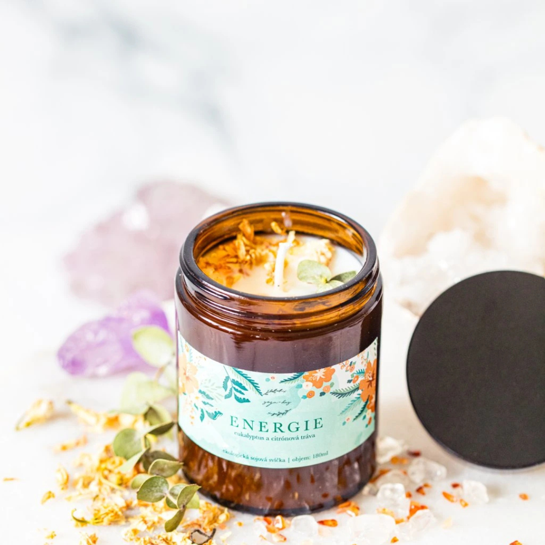 Yoga Day Svíčka Energie