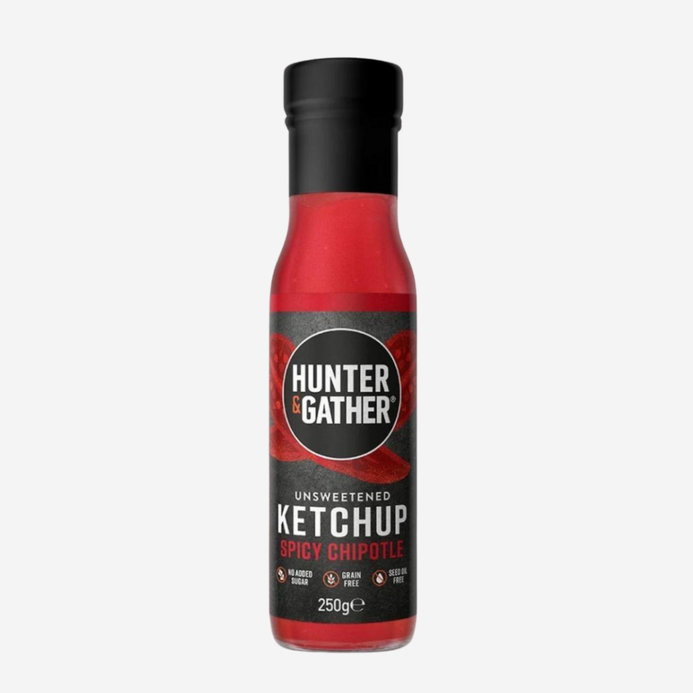 Hunter & Gather Pikantní kečup bez cukru a sladidel Spicy Chipotle