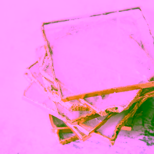 Yoga Day Křišťálový podtácek gold