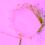 Yoga Day Křišťálový podtácek gold