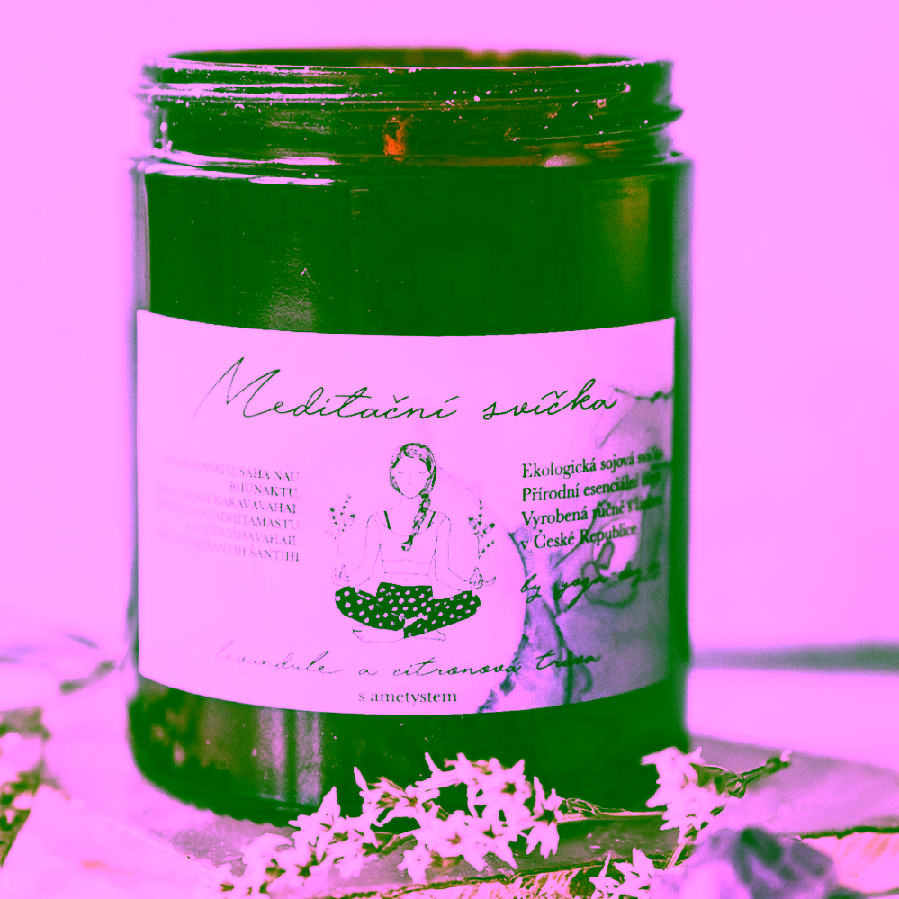 Yoga Day Meditační svíčka