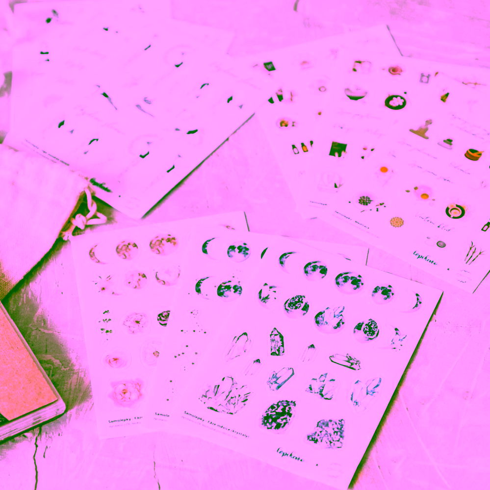 Yoga Day Set jógových samolepek