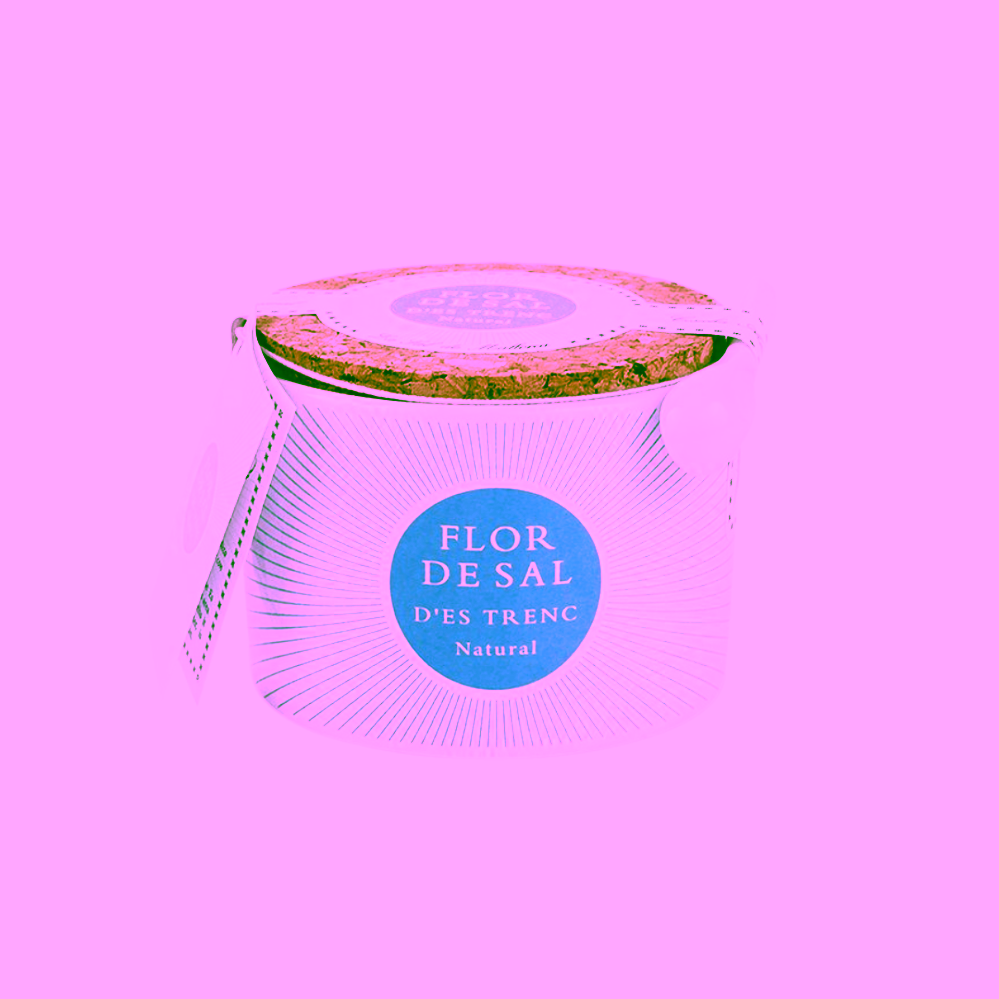 Solný květ Flor de Sal Přírodní v keramické dóze 100 g