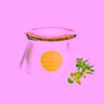 Solný květ Flor de Sal S bylinkami v keramické dóze 100 g
