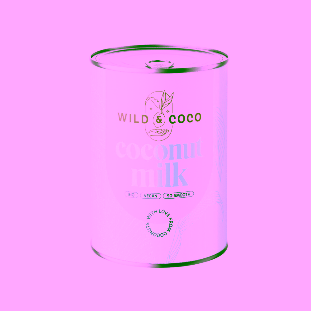 Wild & Coco Bio kokosové mléko 17 % tuku