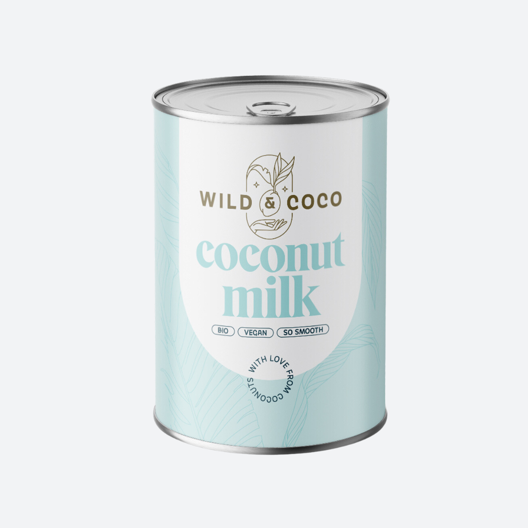 Wild & Coco Bio kokosové mléko 17 % tuku