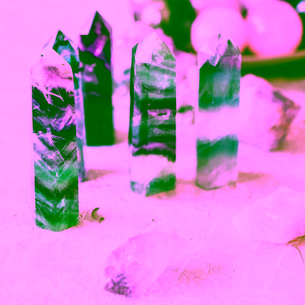 Yoga Day Fluoritový obelisk