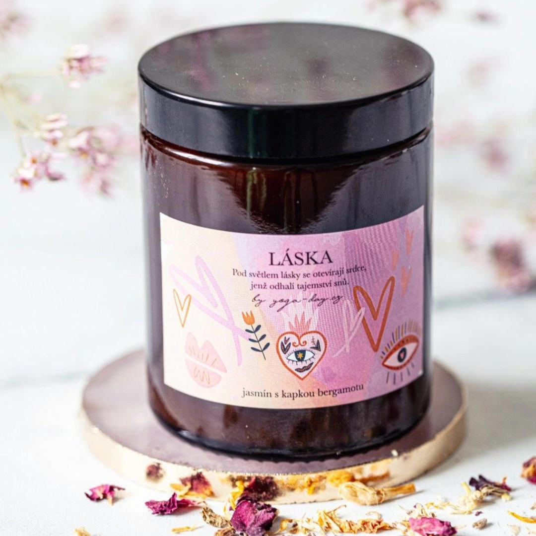 Yoga Day Svíčka Láska