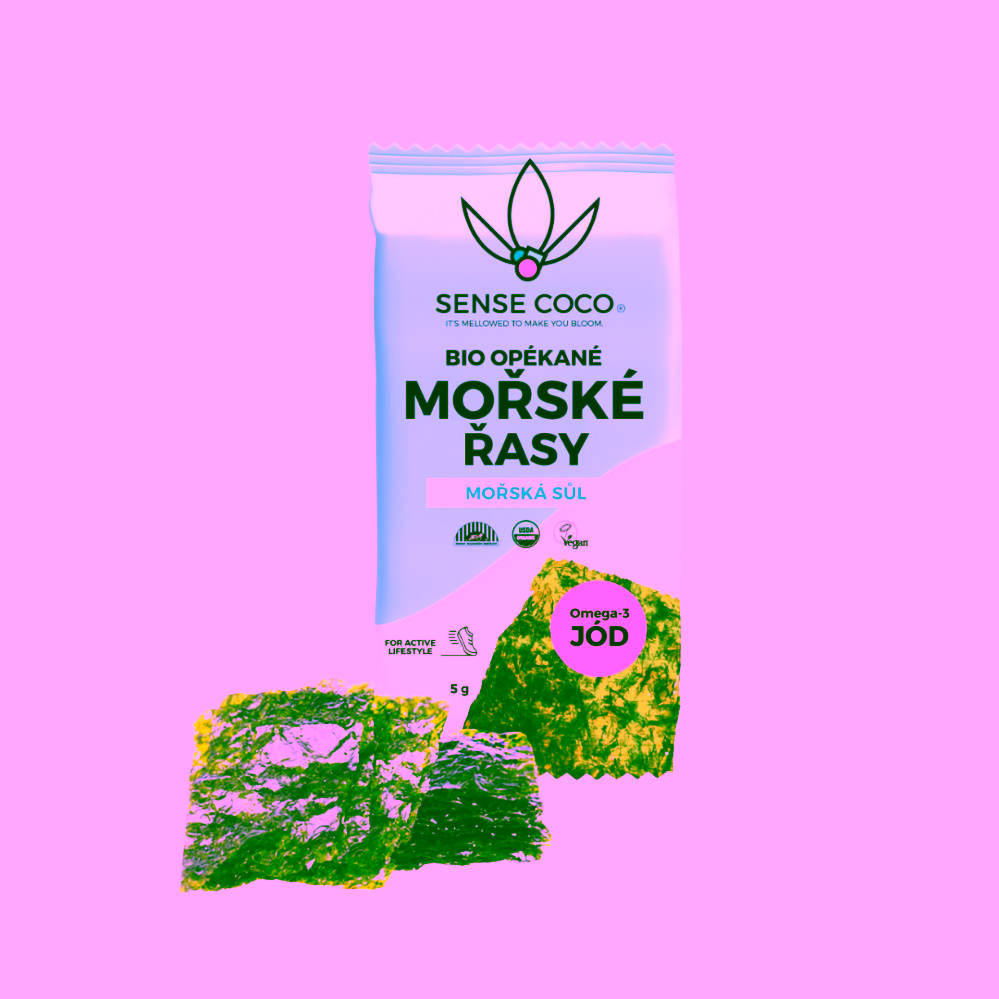 Sense Coco Bio opékané mořské řasy s mořskou solí