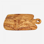 Arte Legno velké prkénko z olivového dřeva s rukojetí na zavěšení (TG142)