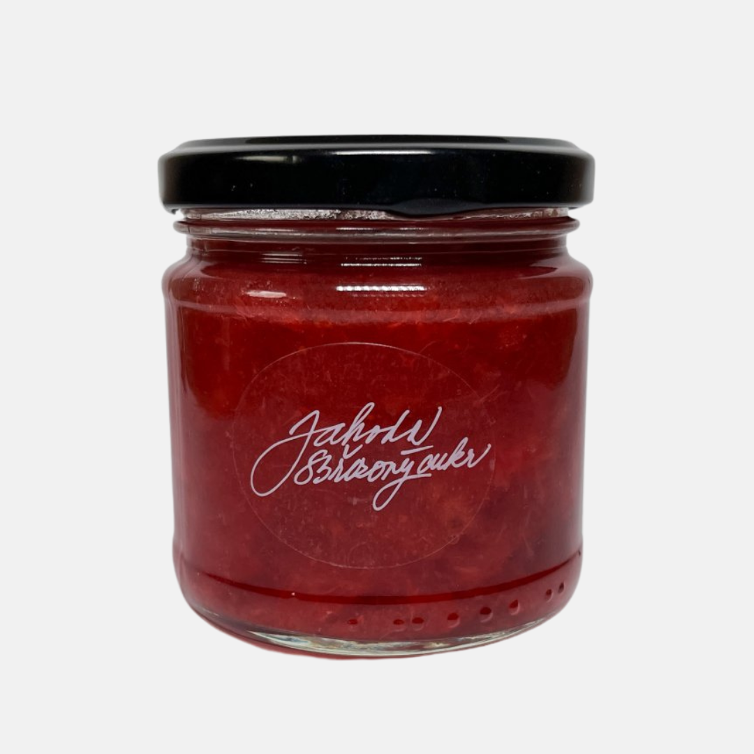 Marmelády s příběhem Jahoda – březový cukr