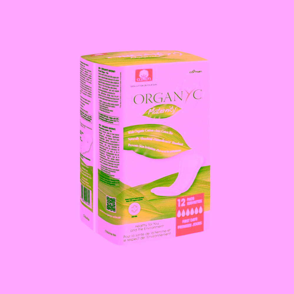 Organyc Bio dámské vložky extra silné prodloužené vhodné po porodu