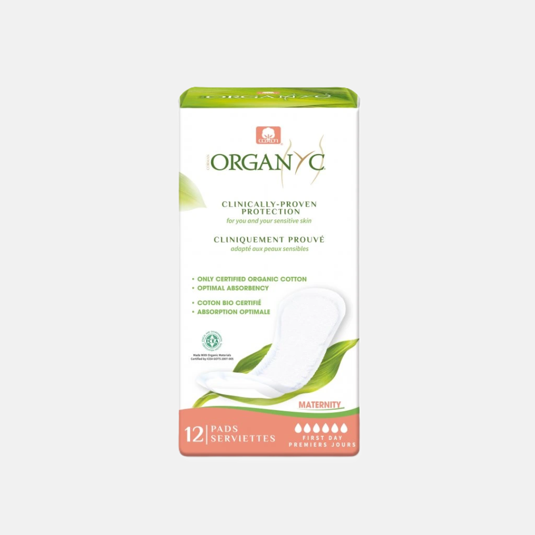 Organyc Bio dámské vložky extra silné prodloužené vhodné po porodu